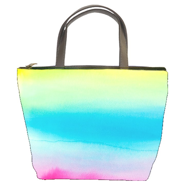 Watercolor Bucket Bag