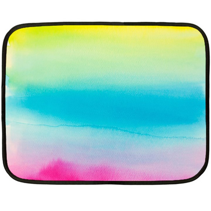 Watercolor Double Sided Fleece Blanket (Mini) 