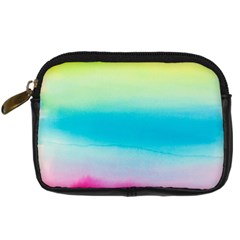 Watercolor Digital Camera Leather Case