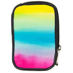 Watercolor Compact Camera Leather Case