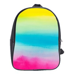 Watercolor School Bag (Large)