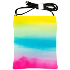 Watercolor Shoulder Sling Bag