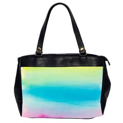 Watercolor Oversize Office Handbag (2 Sides)