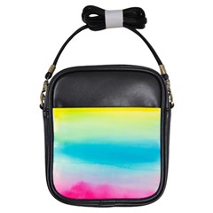 Watercolor Girls Sling Bag