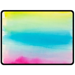 Watercolor Fleece Blanket (large)  by nateshop