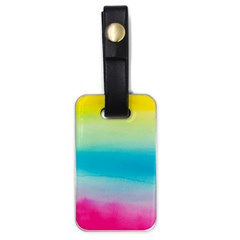 Watercolor Luggage Tag (one side)