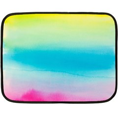 Watercolor Double Sided Fleece Blanket (mini)  by nateshop