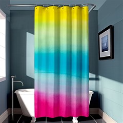 Watercolor Shower Curtain 36  x 72  (Stall) 