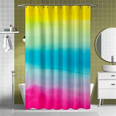 Watercolor Shower Curtain 48  x 72  (Small) 