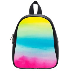 Watercolor School Bag (small) by nateshop