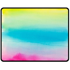 Watercolor Fleece Blanket (medium)  by nateshop