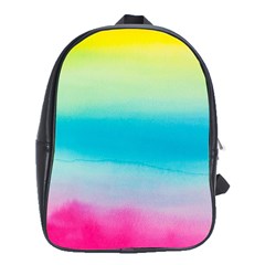 Watercolor School Bag (XL)