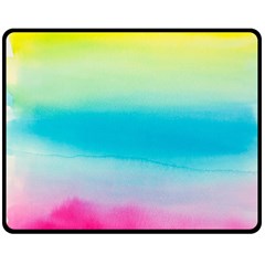 Watercolor Double Sided Fleece Blanket (Medium) 