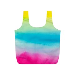 Watercolor Full Print Recycle Bag (S)