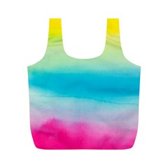 Watercolor Full Print Recycle Bag (M)