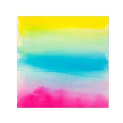 Watercolor Square Satin Scarf (30  x 30 )