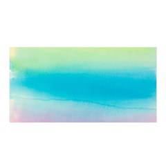 Watercolor Satin Wrap 35  X 70  by nateshop