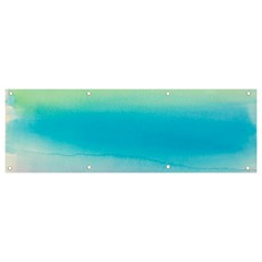 Watercolor Banner and Sign 9  x 3 