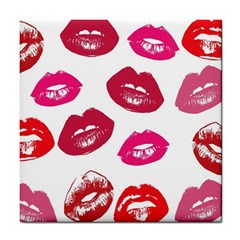 Lips Tile Coaster by nateshop