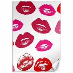 Lips Canvas 12  X 18  by nateshop