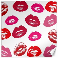 Lips Canvas 12  X 12  by nateshop