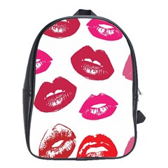 Lips School Bag (xl) by nateshop