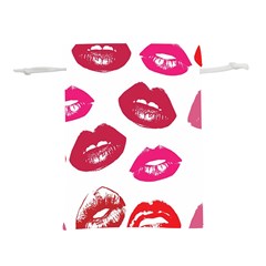 Lips Lightweight Drawstring Pouch (s) by nateshop