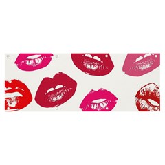 Lips Banner And Sign 8  X 3  by nateshop