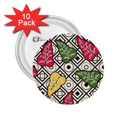 Leaves 2 25  Buttons (10 Pack)  by nateshop