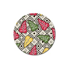 Leaves Magnet 3  (round) by nateshop