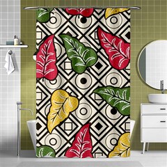 Leaves Shower Curtain 48  X 72  (small)  by nateshop