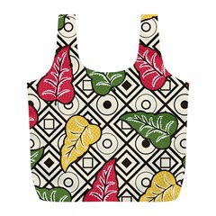 Leaves Full Print Recycle Bag (l) by nateshop