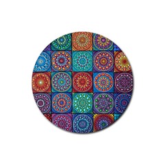 Mandala Art Rubber Coaster (round) by nateshop