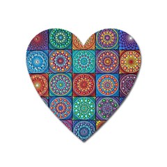 Mandala Art Heart Magnet by nateshop