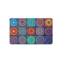 Mandala Art Magnet (name Card) by nateshop