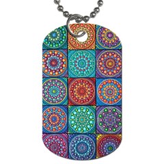 Mandala Art Dog Tag (two Sides) by nateshop