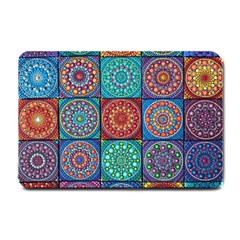 Mandala Art Small Doormat  by nateshop