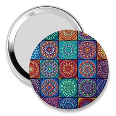 Mandala Art 3  Handbag Mirrors by nateshop