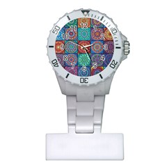 Mandala Art Plastic Nurses Watch by nateshop