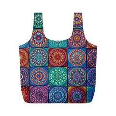 Mandala Art Full Print Recycle Bag (m) by nateshop