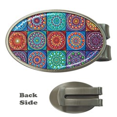 Mandala Art Money Clips (oval)  by nateshop