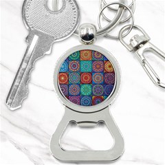 Mandala Art Bottle Opener Key Chain by nateshop