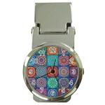 Mandala Art Money Clip Watches Front