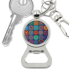 Mandala Art Bottle Opener Key Chain by nateshop