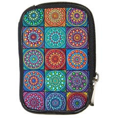 Mandala Art Compact Camera Leather Case by nateshop