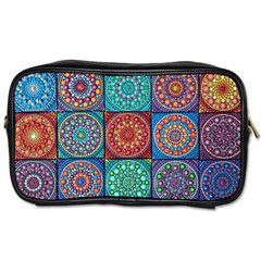 Mandala Art Toiletries Bag (two Sides) by nateshop