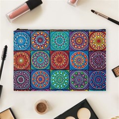 Mandala Art Cosmetic Bag (large) by nateshop