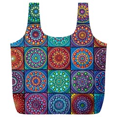 Mandala Art Full Print Recycle Bag (xl) by nateshop