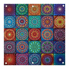 Mandala Art Banner And Sign 3  X 3  by nateshop