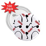 Music 2.25  Buttons (100 pack)  Front